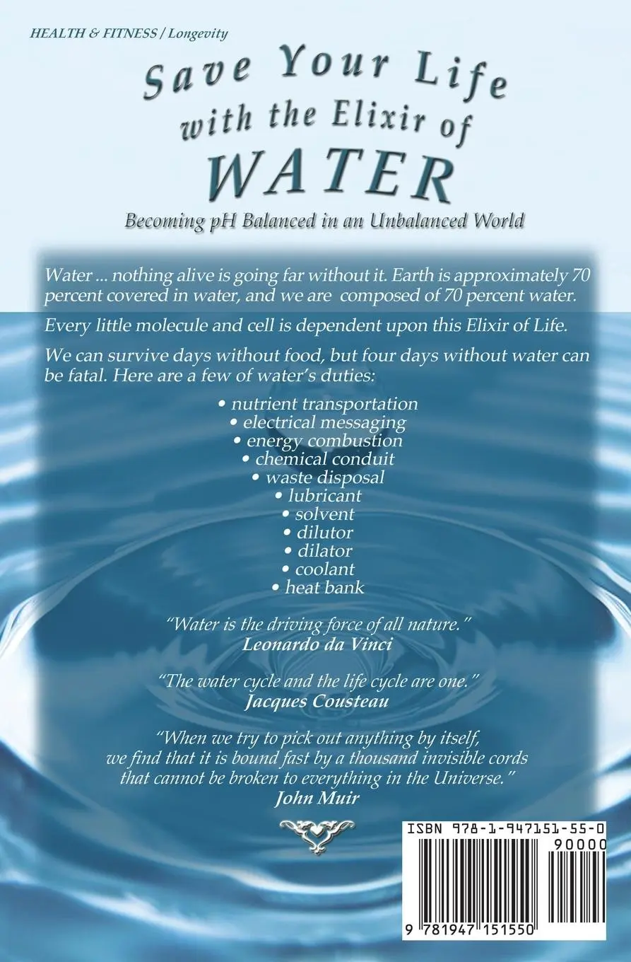 Rückseite: 9781947151550 | Save Your Life with the Elixir of Water | Blythe Ayne | Taschenbuch