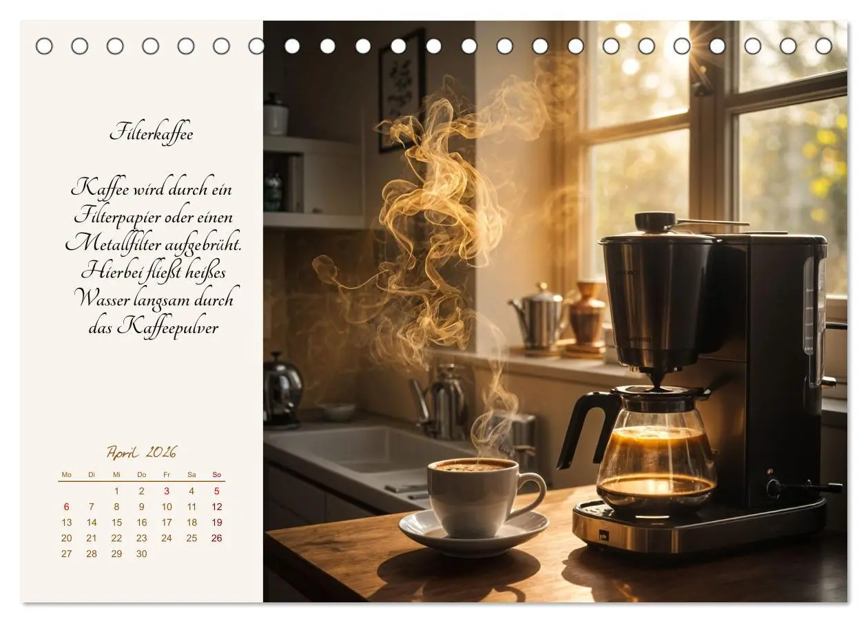 Bild: 9783457351550 | KI - Kaffee und Genuss 12 Monate im Aroma (Tischkalender 2026 DIN...