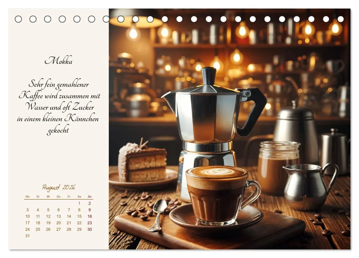 Bild: 9783457351550 | KI - Kaffee und Genuss 12 Monate im Aroma (Tischkalender 2026 DIN...