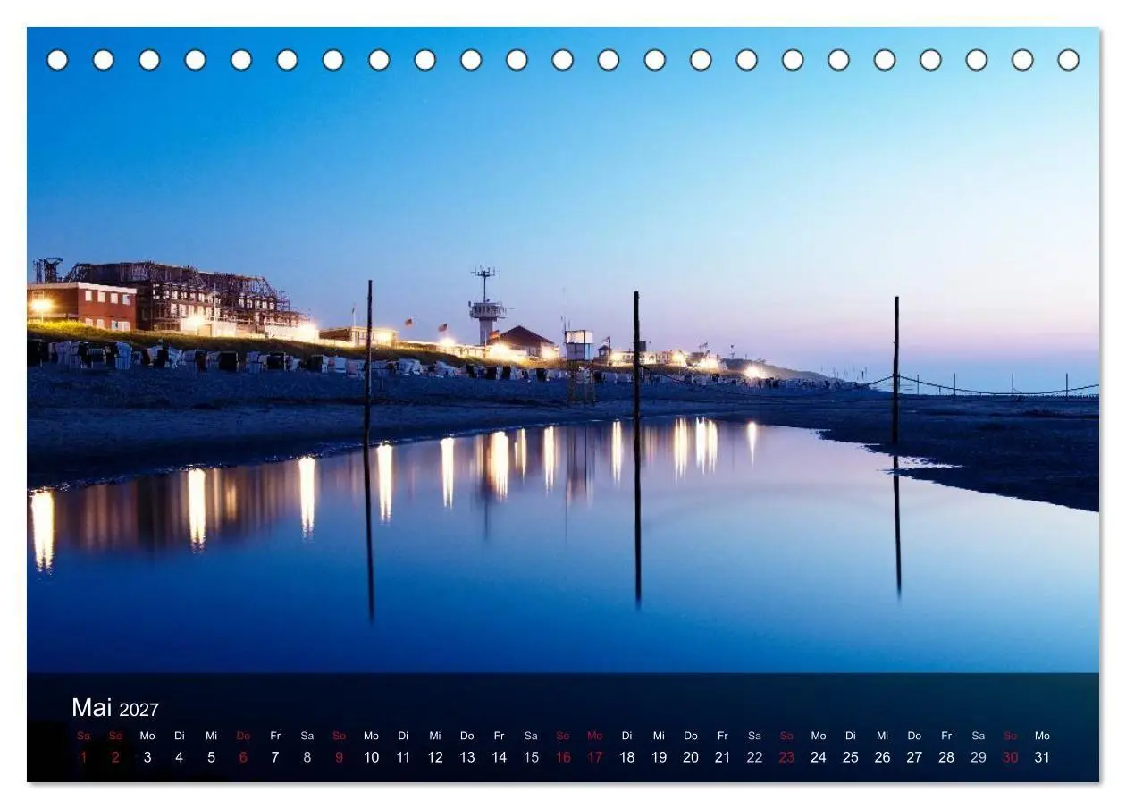 Bild: 9783594041550 | Wangerooge - Eine Perle in der Nordsee. (Tischkalender 2027 DIN A5...