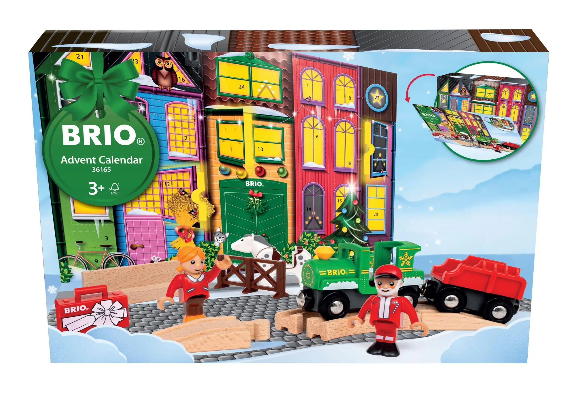 Cover: 7312350361650 | BRIO World - 36165 Adventskalender "Weihnachtshaus" Kalender für...