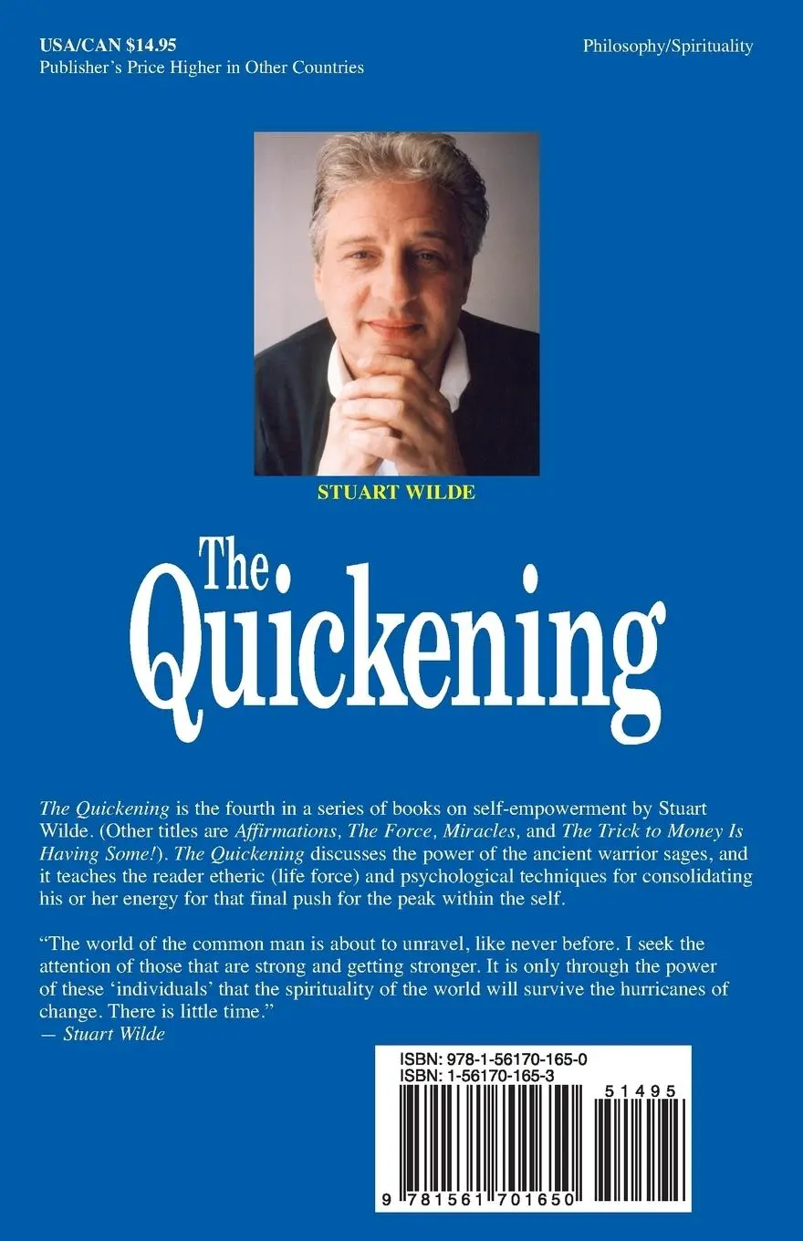 Rückseite: 9781561701650 | The Quickening | Stuart Wilde | Taschenbuch | Kartoniert / Broschiert