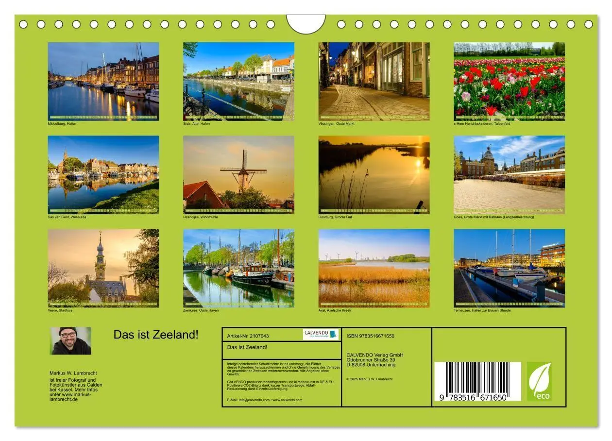 Bild: 9783516671650 | Das ist Zeeland! (Wandkalender 2026 DIN A4 quer), CALVENDO...