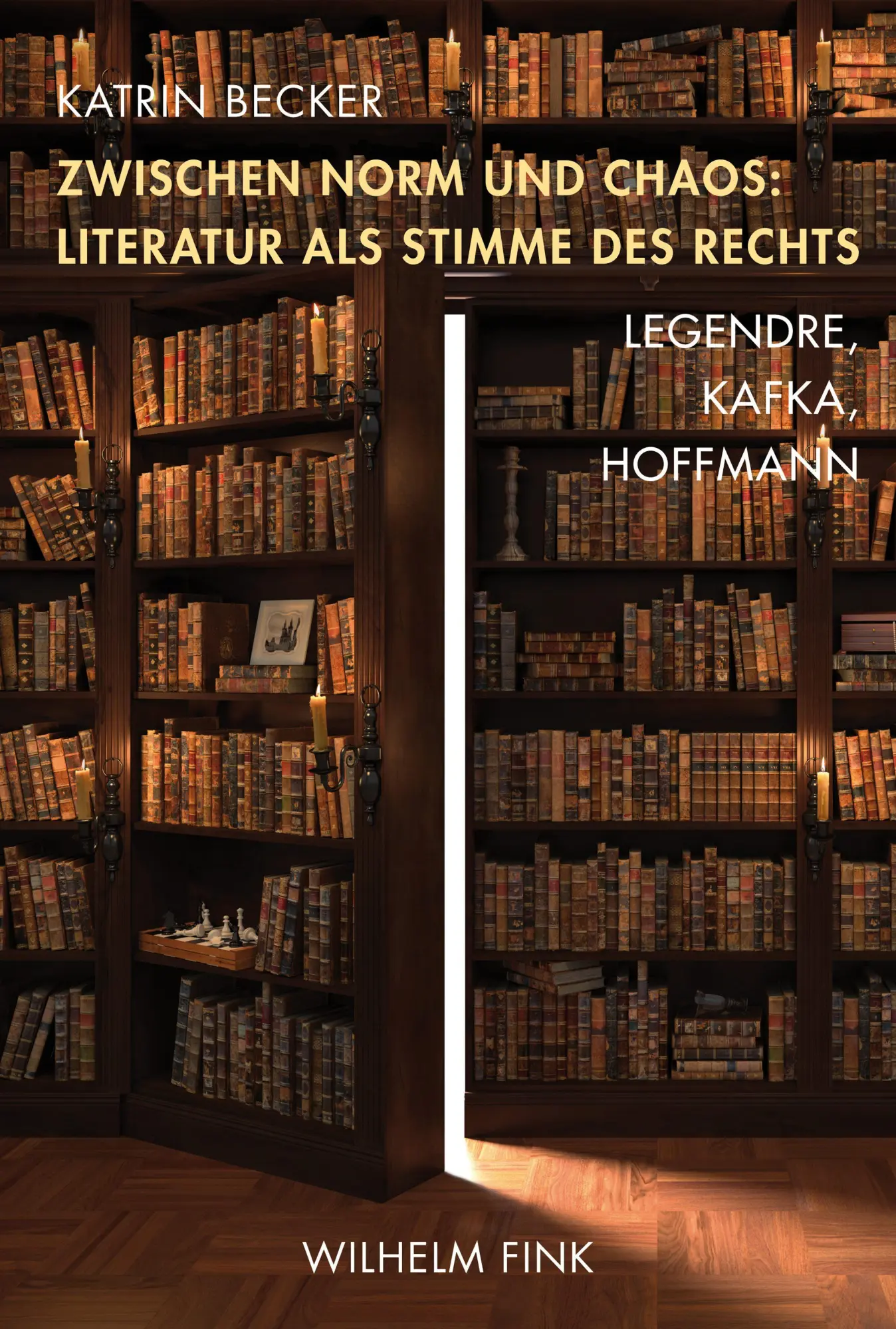 Cover: 9783770561650 | Zwischen Norm und Chaos: Literatur als Stimme des Rechts | Becker | X