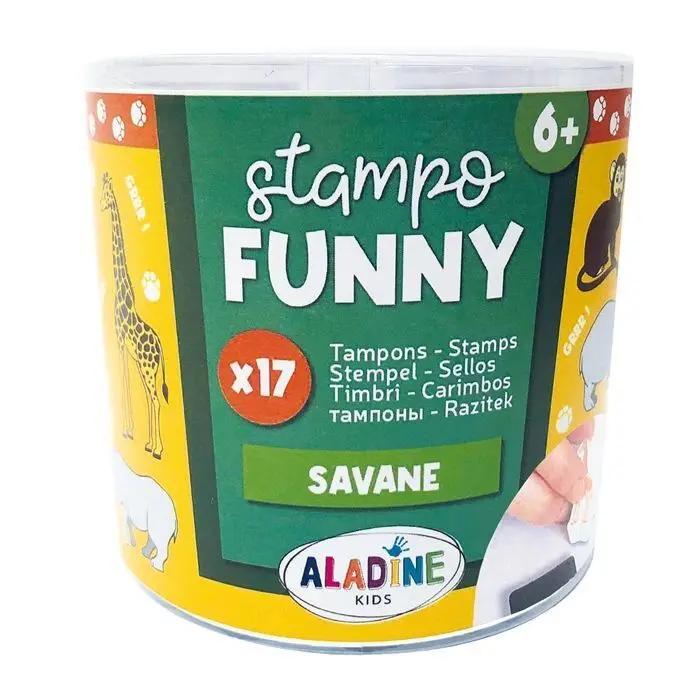 Cover: 3660016851750 | ALADINE - Kinder Stempel Funny Savanne | 3085175 | ALADINE