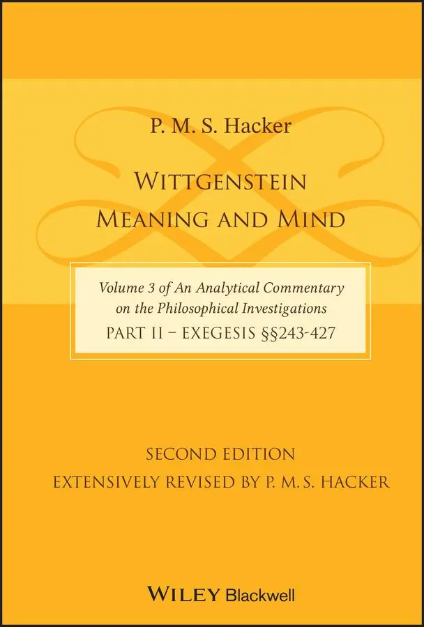 Cover: 9781118951750 | Wittgenstein | P M S Hacker | Buch | Englisch | 2019 | Wiley