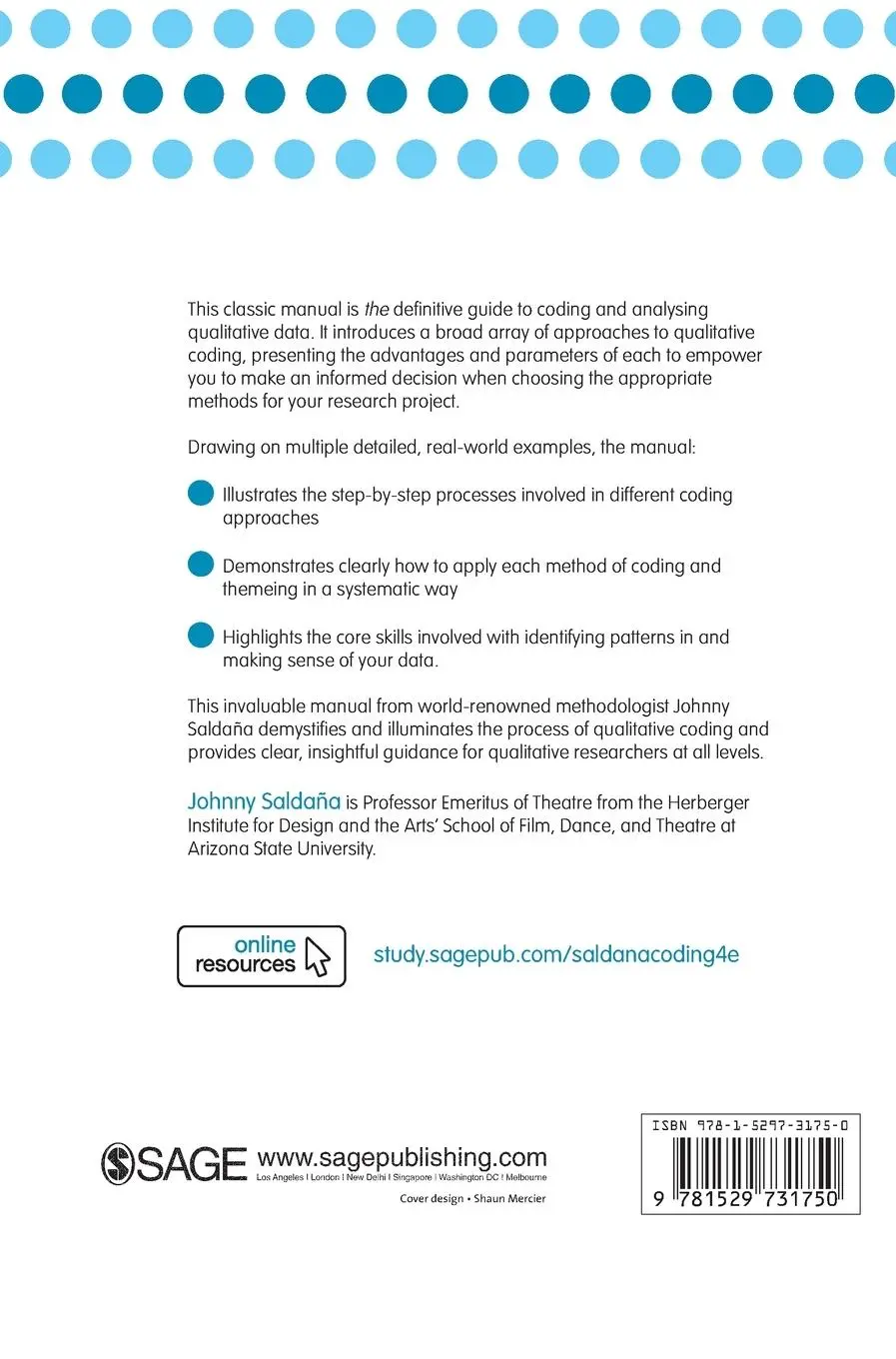 Rückseite: 9781529731750 | The Coding Manual for Qualitative Researchers | Johnny Saldana | Buch