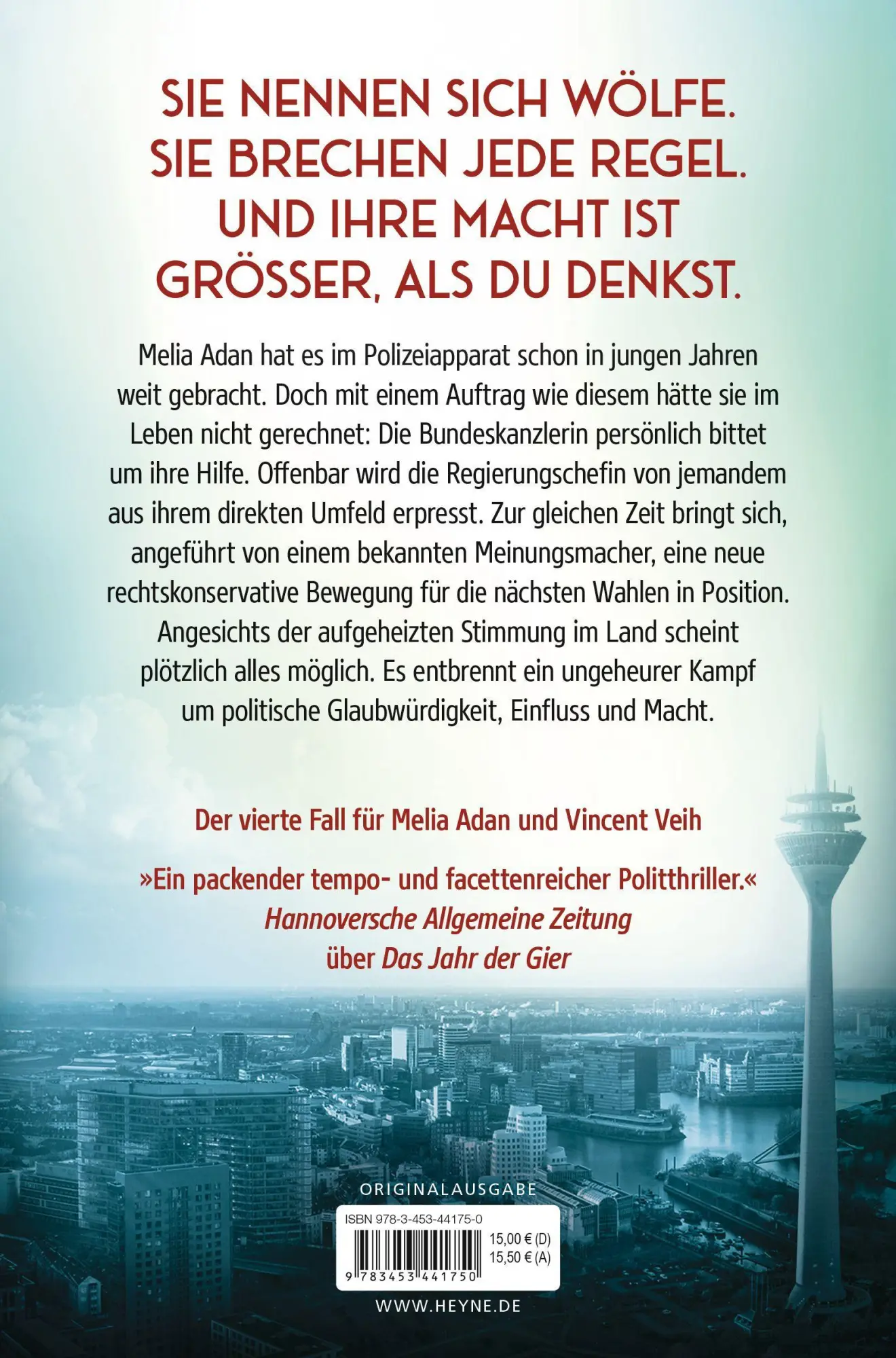 Bild: 9783453441750 | Die Macht der Wölfe | Thriller | Horst Eckert | Taschenbuch | 480 S.