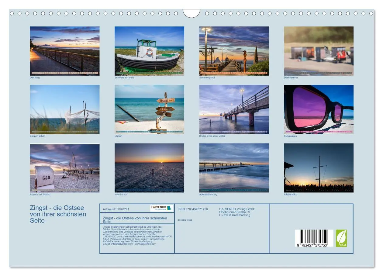 Bild: 9783457571750 | Zingst - die Ostsee von ihrer schönsten Seite (Wandkalender 2026...