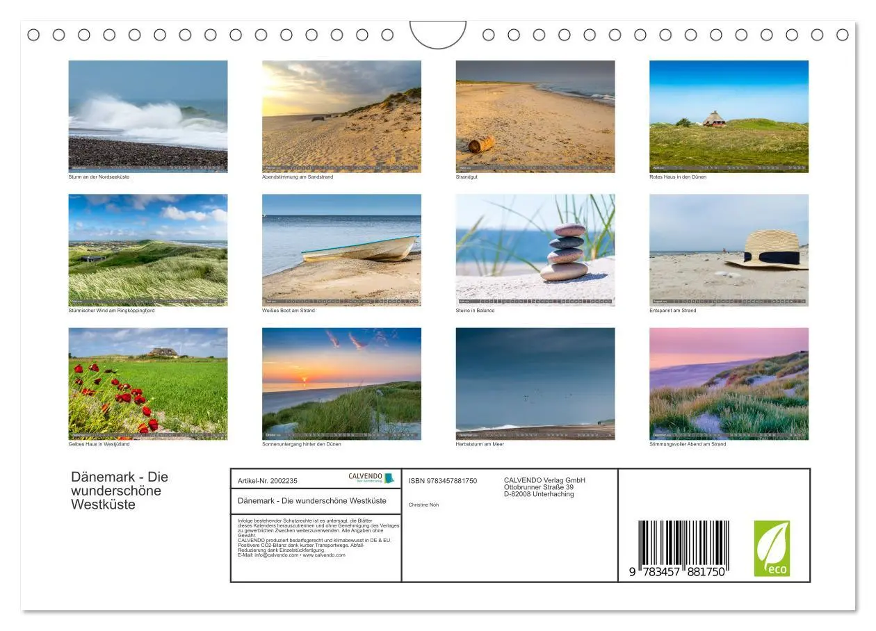 Bild: 9783457881750 | Dänemark - Die wunderschöne Westküste (Wandkalender 2026 DIN A4...
