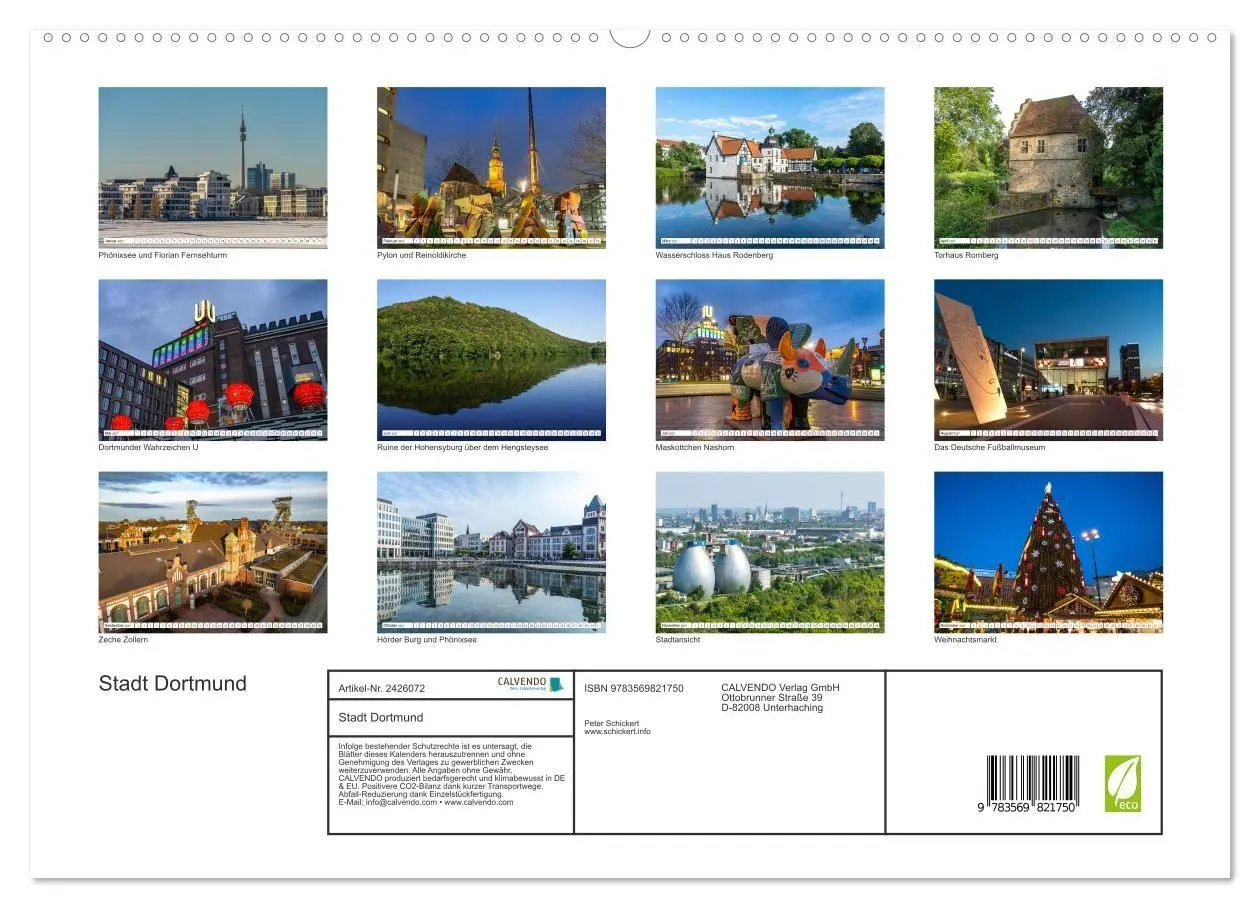 Bild: 9783569821750 | Stadt Dortmund (hochwertiger Premium Wandkalender 2027 DIN A2...