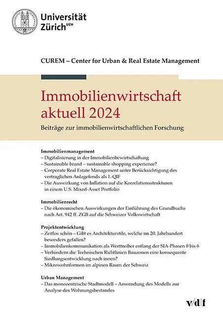 Cover: 9783728141750 | Immobilienwirtschaft aktuell 2024 | Zurich | Taschenbuch | 168 S.
