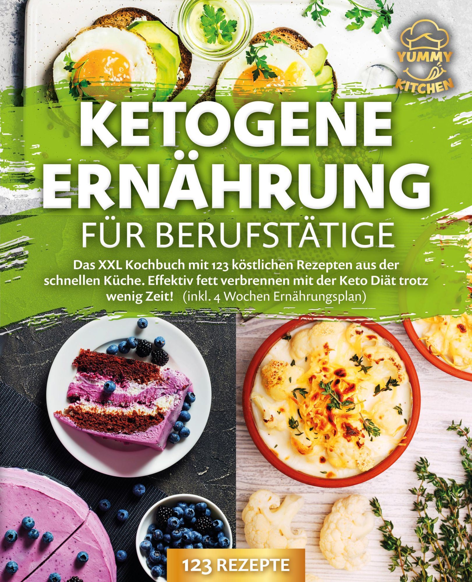 Cover: 9783989371750 | Ketogene Ernährung für Berufstätige: Das XXL Kochbuch mit 123...