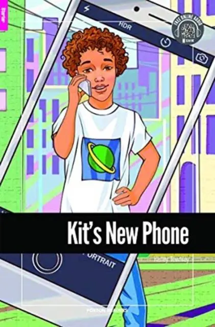 Cover: 9781911481850 | Kit's New Phone - Foxton Reader Starter Level (300 Headwords A1)...