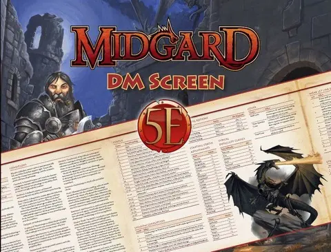 Cover: 9781936781850 | Midgard DMs Screen &amp; Character Sheets for 5th Edition | englisch