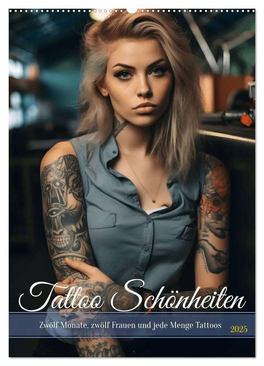Cover: 9783435851850 | Tattoo Schönheiten - zwölf Monate, zwölf Frauen und jede Menge...