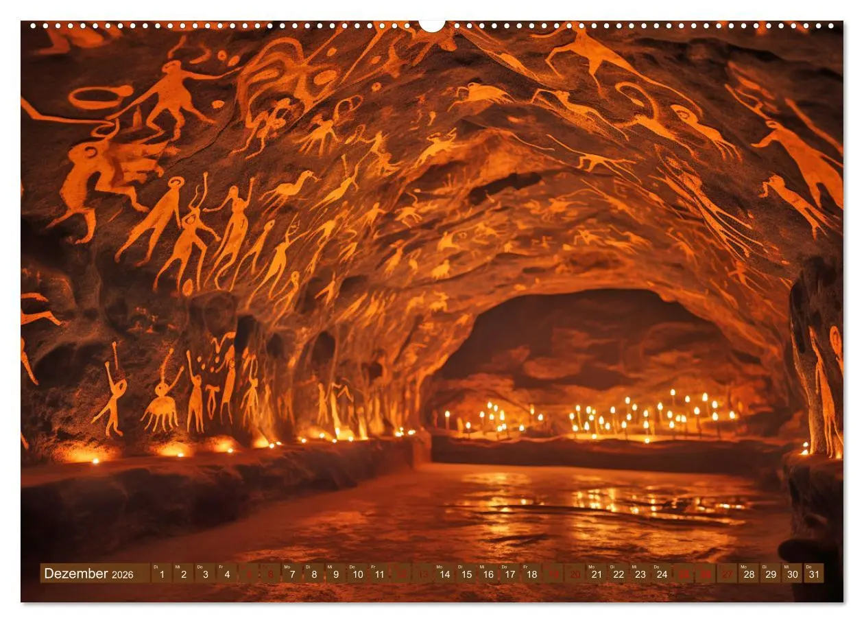Bild: 9783457491850 | Steinzeit Galerie (Wandkalender 2026 DIN A2 quer), CALVENDO...