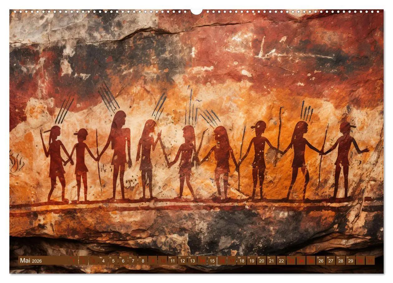 Bild: 9783457491850 | Steinzeit Galerie (Wandkalender 2026 DIN A2 quer), CALVENDO...