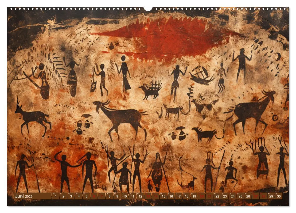 Bild: 9783457491850 | Steinzeit Galerie (Wandkalender 2026 DIN A2 quer), CALVENDO...