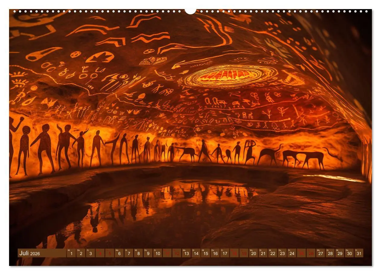 Bild: 9783457491850 | Steinzeit Galerie (Wandkalender 2026 DIN A2 quer), CALVENDO...