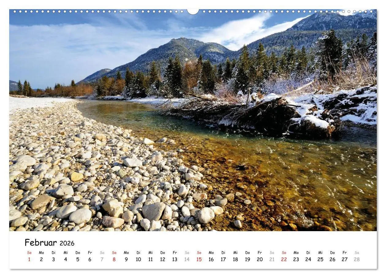 Bild: 9783516031850 | Wunderschönes Isartal 2026 (Wandkalender 2026 DIN A2 quer),...