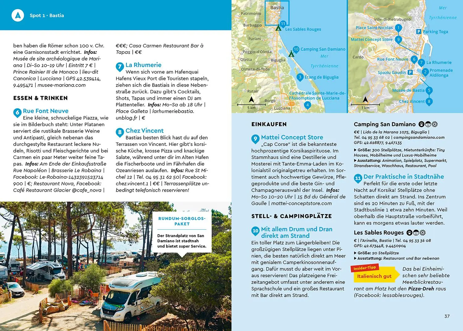 Bild: 9783829731850 | MARCO POLO Camper Guide Korsika | Timo Lutz | Taschenbuch | 192 S.