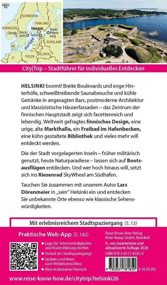 Bild: 9783831781850 | Reise Know-How CityTrip Helsinki | Lars Dörenmeier | Taschenbuch