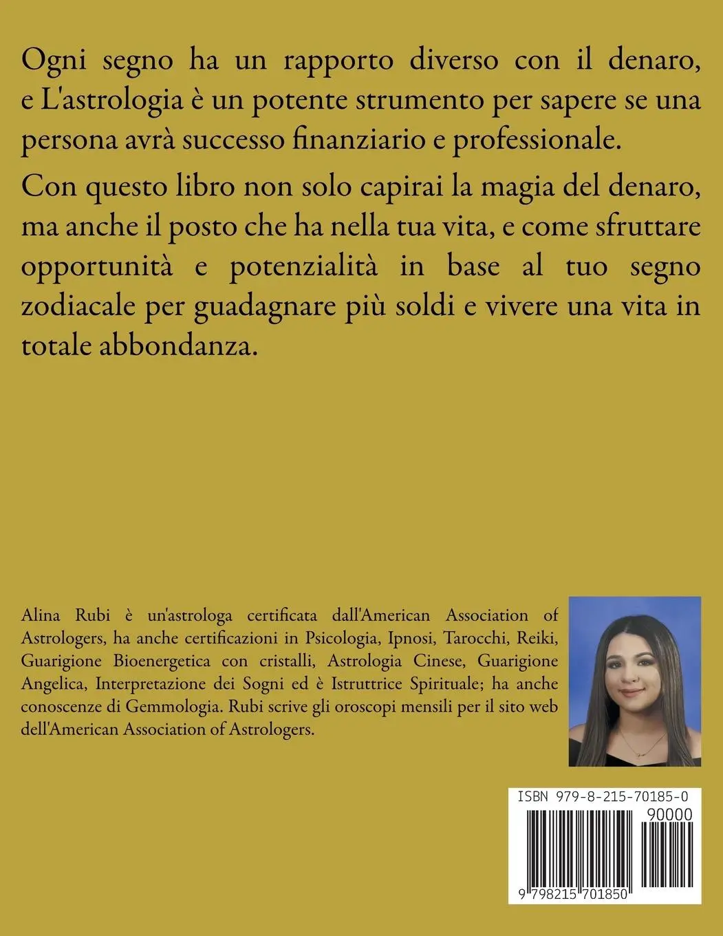 Rückseite: 9798215701850 | Denaro e Segni Zodiacali | Alina A Rubi (u. a.) | Taschenbuch | 2023