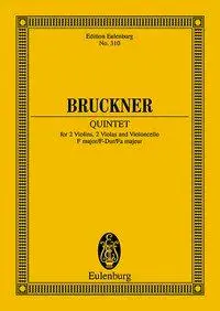 Cover: 9783795761950 | String Quintet F major | Anton Bruckner | Taschenbuch | Deutsch | 1981