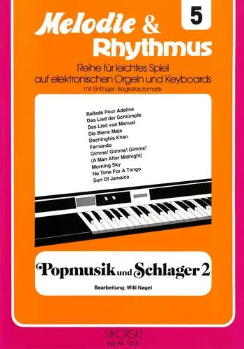 Cover: 9790003011950 | Melodie&amp;Rhythmus, Heft 5: Popmusik und Schlager 2 | Willi Nagel | Buch