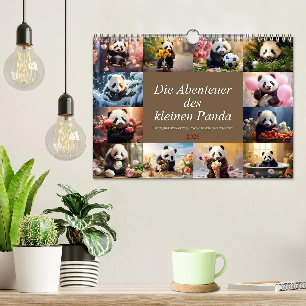 Bild: 9783457372050 | Die Abenteuer des kleinen Panda (Wandkalender 2026 DIN A4 quer),...