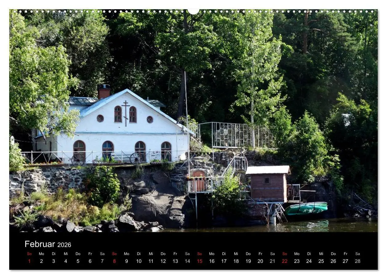 Bild: 9783516082050 | KLOSTERINSEL VALAAM 2026 (Wandkalender 2026 DIN A2 quer), CALVENDO...