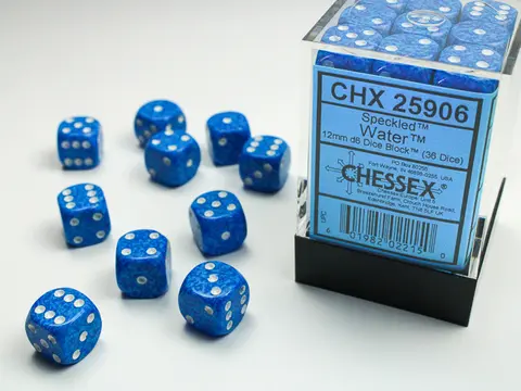 Cover: 601982022150 | Speckled® 12mm d6 Water Dice Block™ (36 dice) | deutsch | Chessex