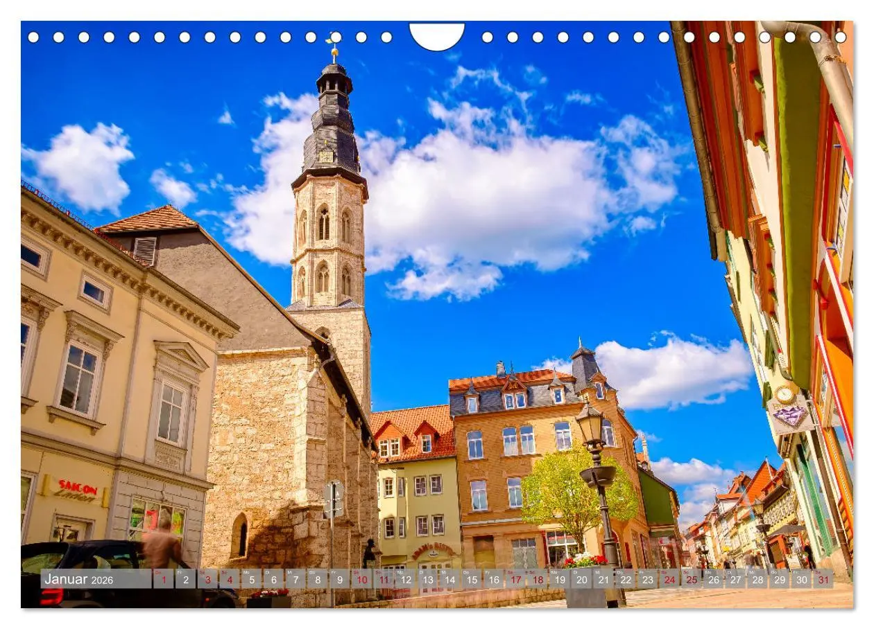 Bild: 9783457362150 | Ein Blick auf Mühlhausen in Thüringen (Wandkalender 2026 DIN A4...