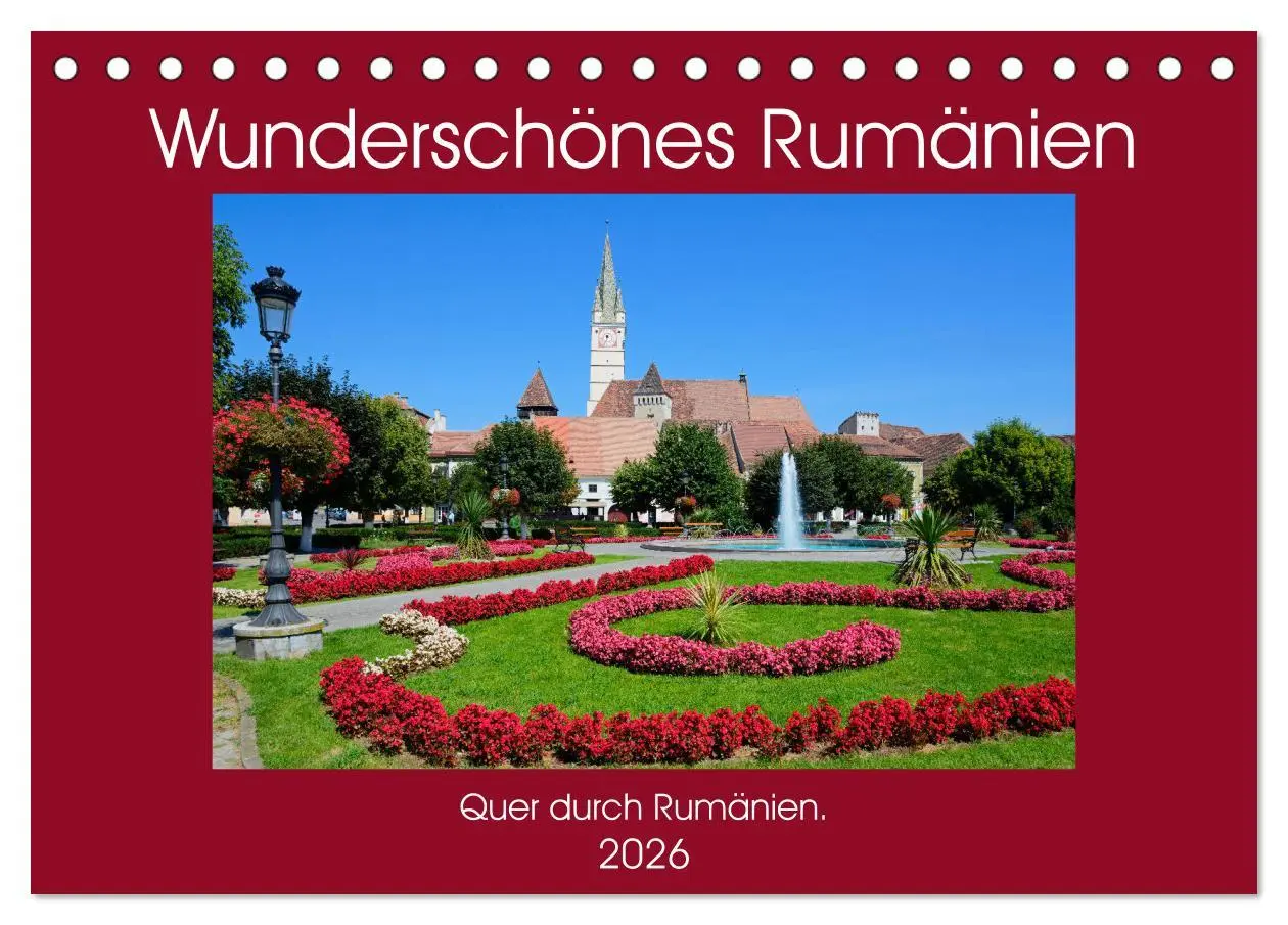 Cover: 9783457742150 | Wunderschönes Rumänien (Tischkalender 2026 DIN A5 quer), CALVENDO...