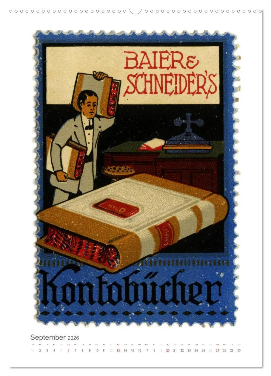 Bild: 9783516452150 | Werbemarken des frühen 20. Jahrhunderts (Wandkalender 2026 DIN A2...