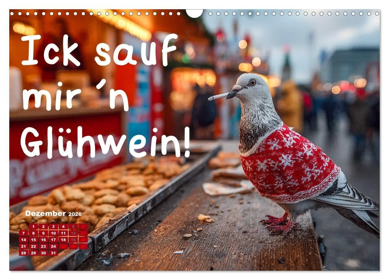 Bild: 9783516692150 | Freche Tauben - Lustiger Sprüchekalender mit Berliner Schnautze...