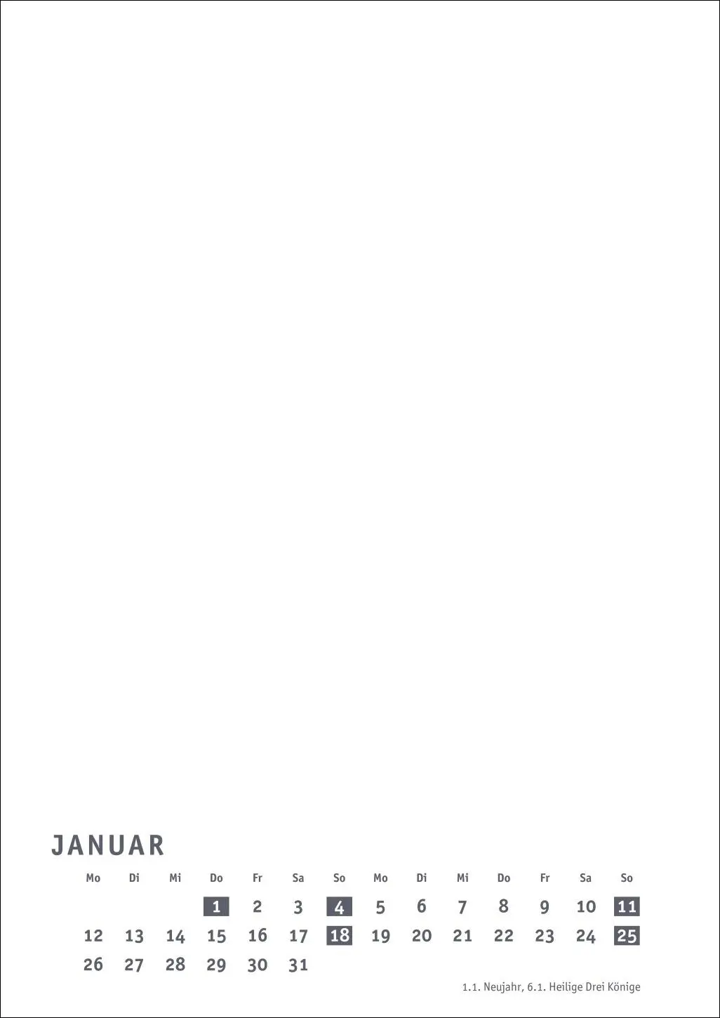 Bild: 9783756412150 | Premium-Bastelkalender weiß A4 2026 | Kalender | Spiralbindung | 14 S.