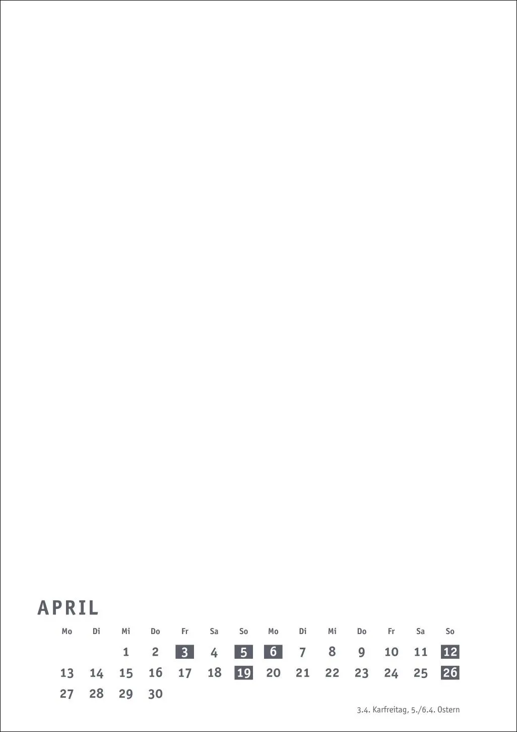 Bild: 9783756412150 | Premium-Bastelkalender weiß A4 2026 | Kalender | Spiralbindung | 14 S.