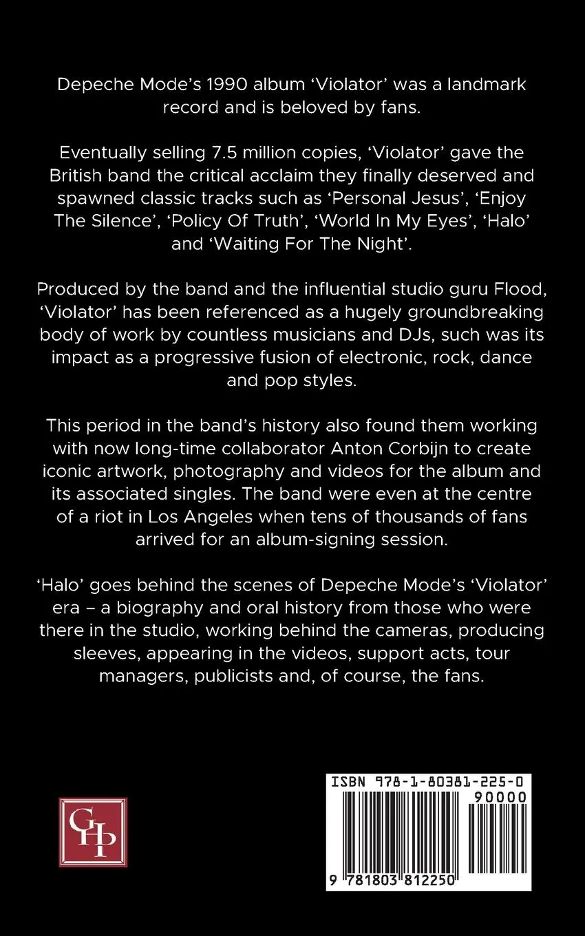 Rückseite: 9781803812250 | Halo | The Story Behind Depeche Mode's Classic Album Violator | Buch