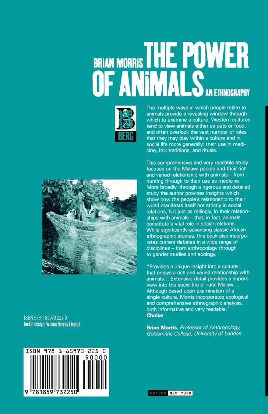 Rückseite: 9781859732250 | The Power of Animals | An Ethnography | Brian Morris | Taschenbuch