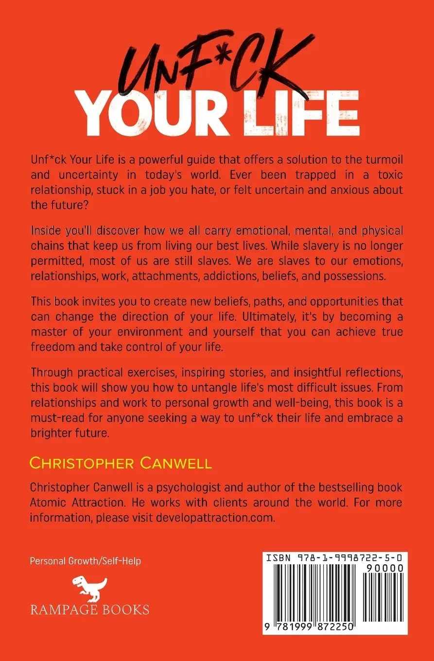 Rückseite: 9781999872250 | Unf*ck Your Life | Christopher Canwell | Taschenbuch | Englisch | 2023
