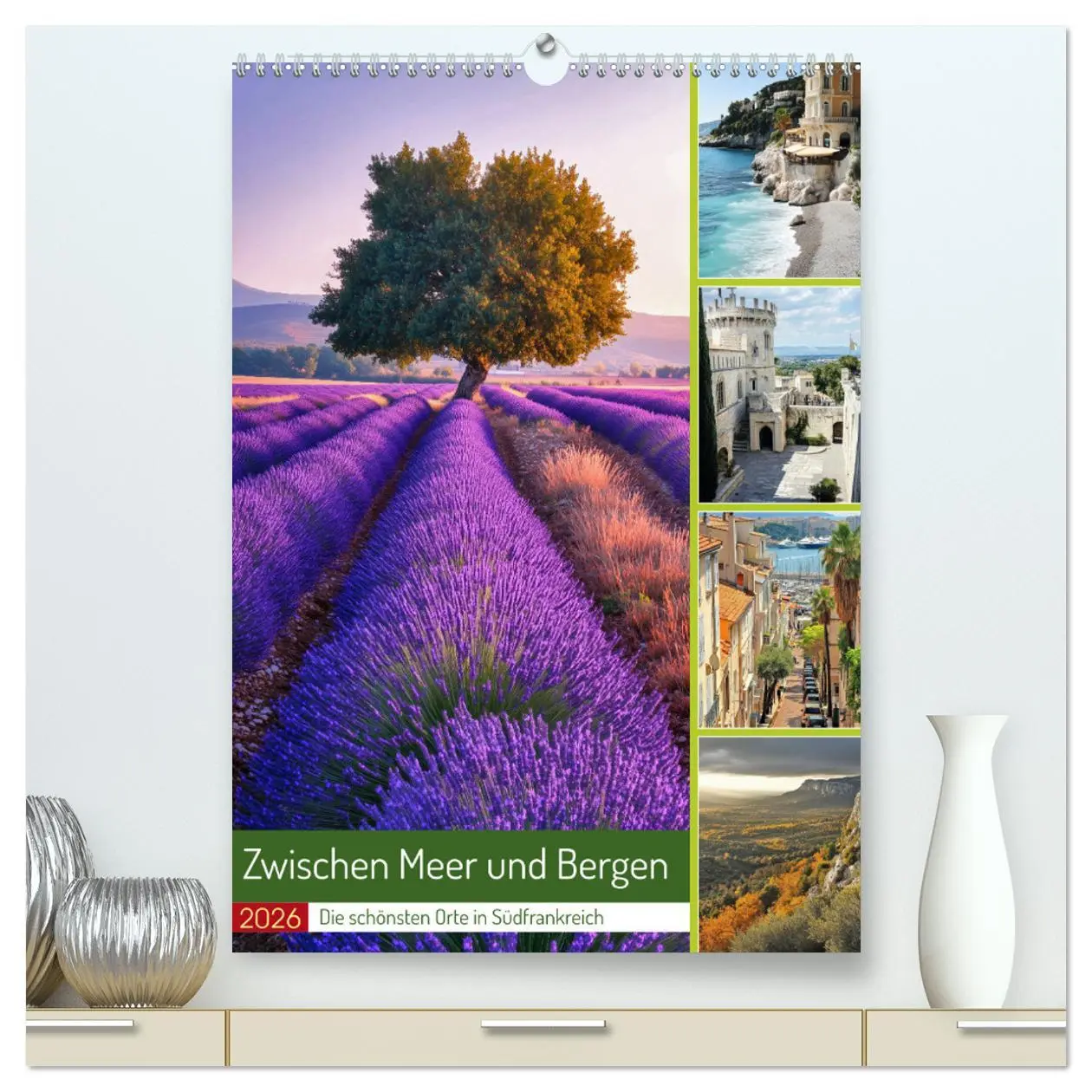 Cover: 9783457282250 | Zwischen Meer und Bergen (hochwertiger Premium Wandkalender 2026...