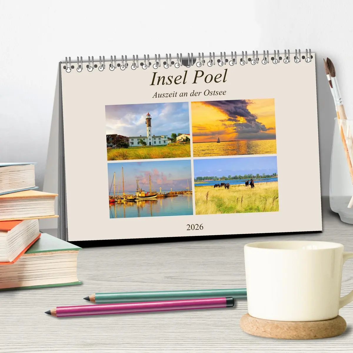 Bild: 9783457802250 | Insel Poel - Auszeit an der Ostsee (Tischkalender 2026 DIN A5...