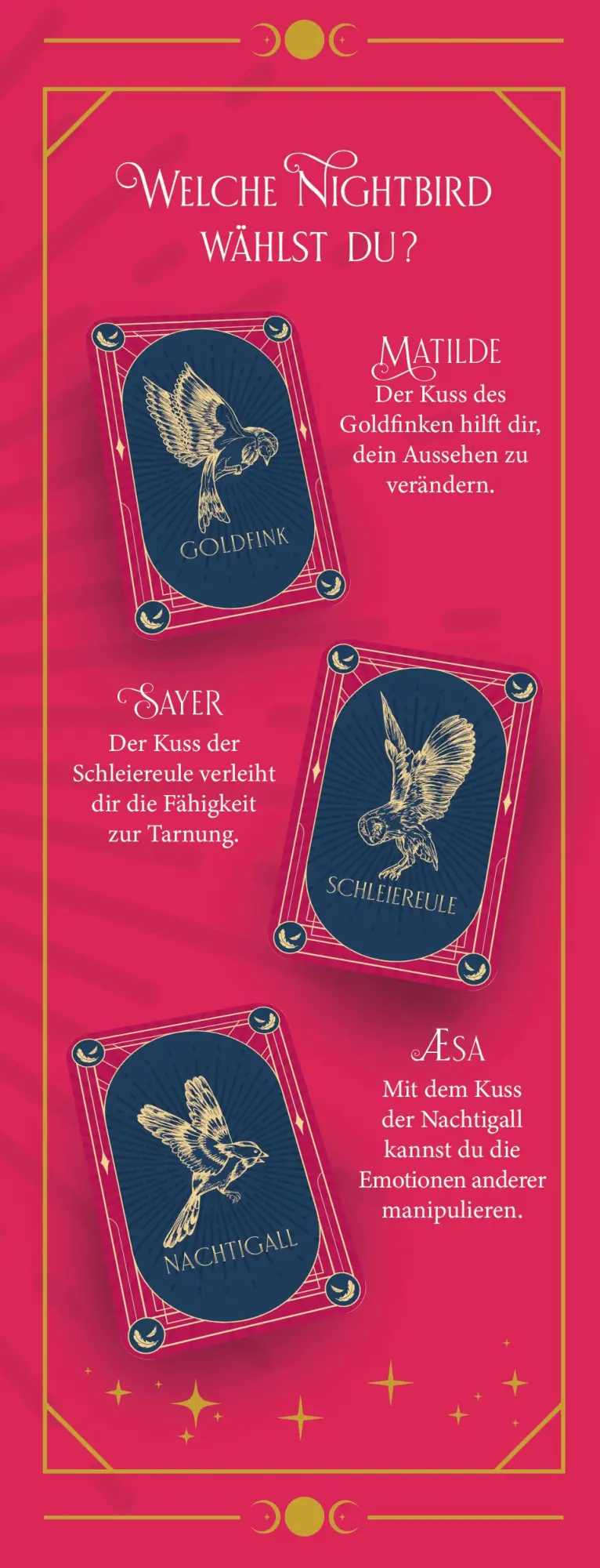 Bild: 9783473402250 | Nightbirds, Band 2 - Das Herz des Goldfinken | Kate J. Armstrong