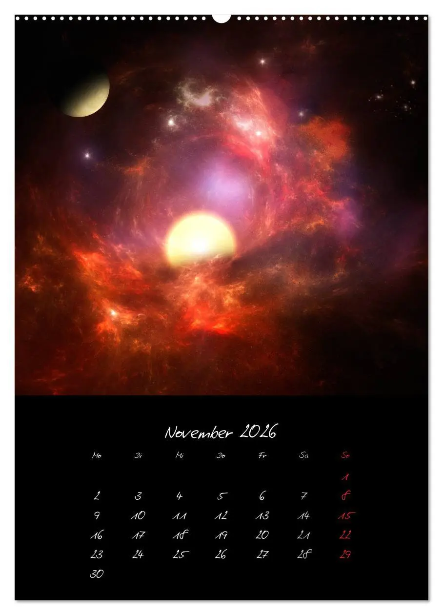 Bild: 9783516442250 | Die große Reise in dem Universum (Wandkalender 2026 DIN A2 hoch),...