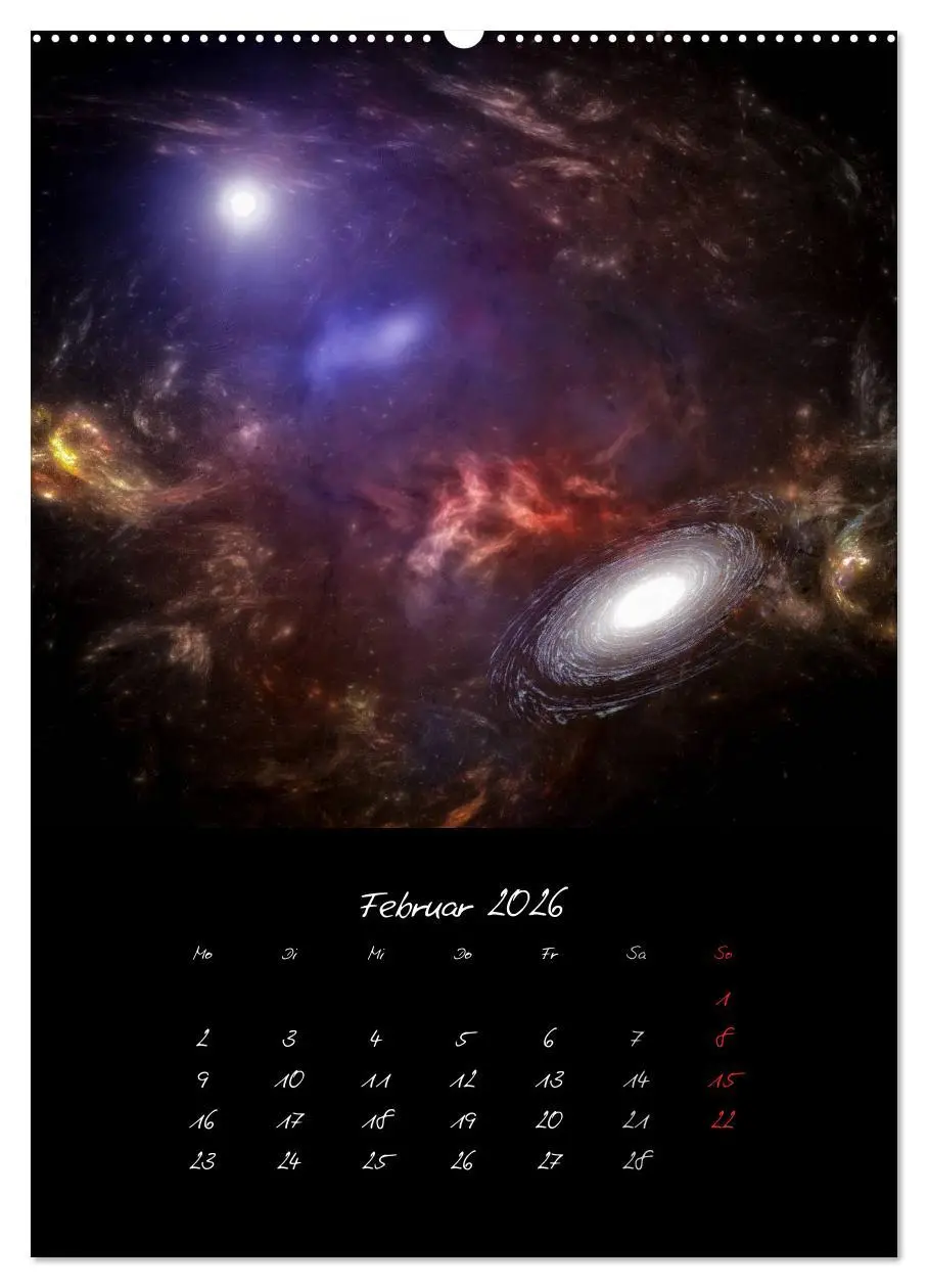 Bild: 9783516442250 | Die große Reise in dem Universum (Wandkalender 2026 DIN A2 hoch),...