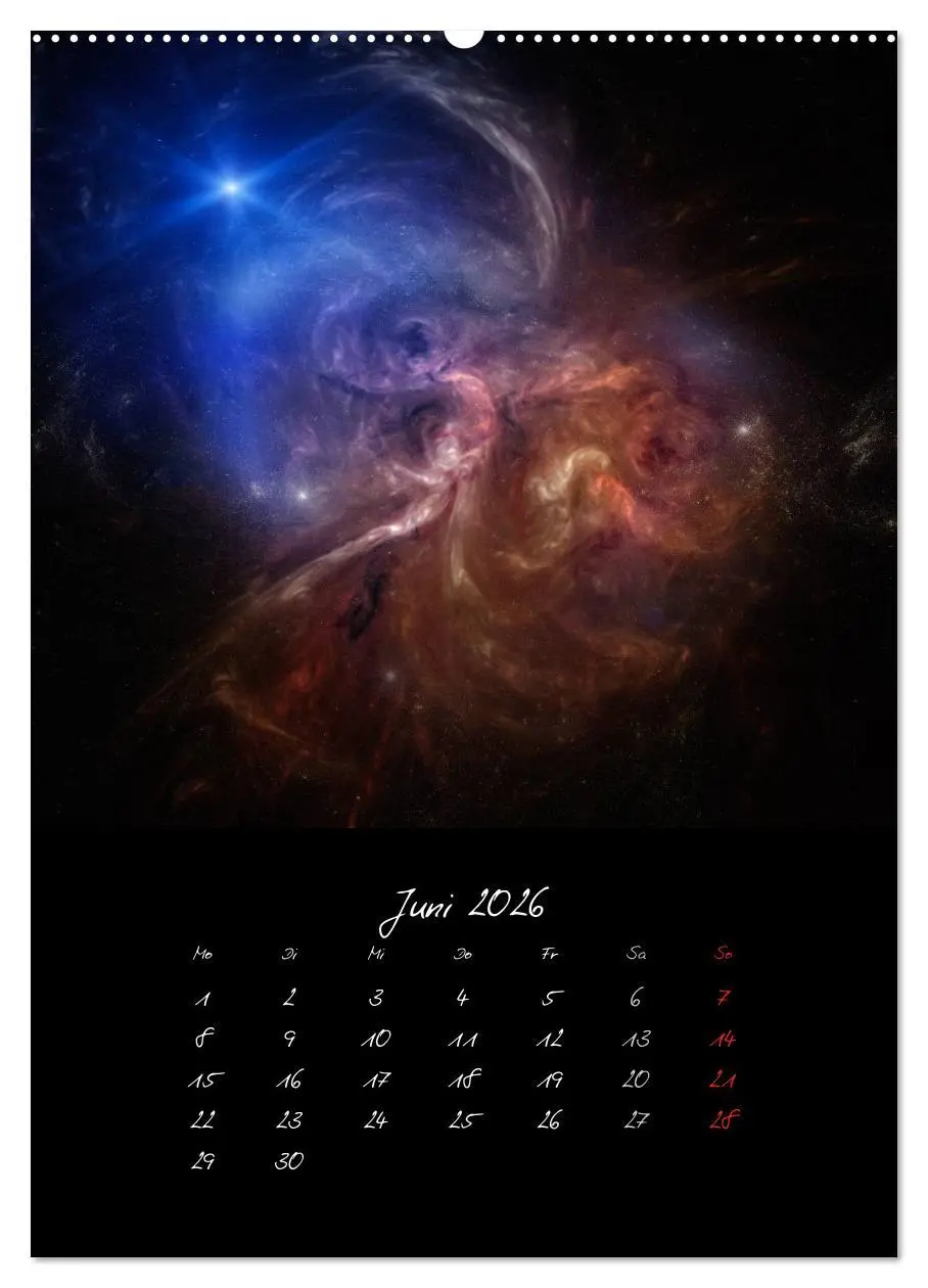Bild: 9783516442250 | Die große Reise in dem Universum (Wandkalender 2026 DIN A2 hoch),...