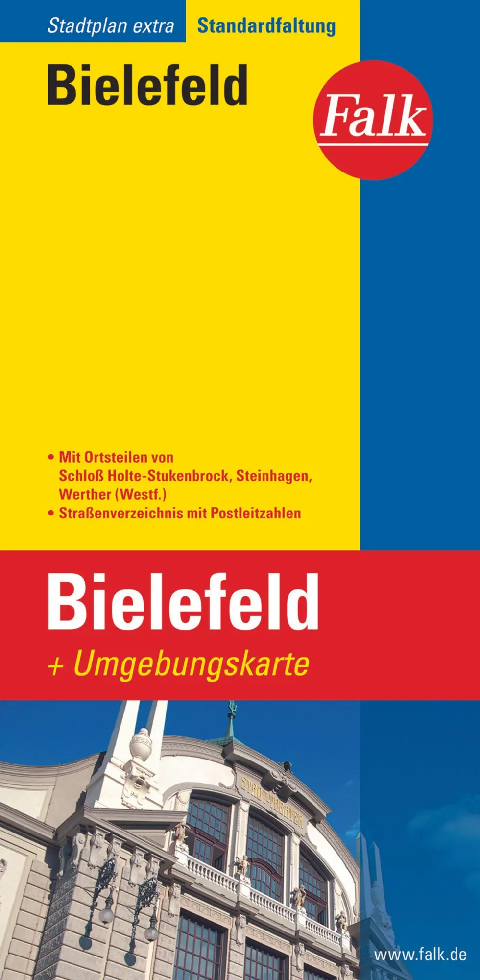 Cover: 9783827922250 | Falk Stadtplan Extra Bielefeld 1:20 000 | (Land-)Karte | 1 S. | 2018