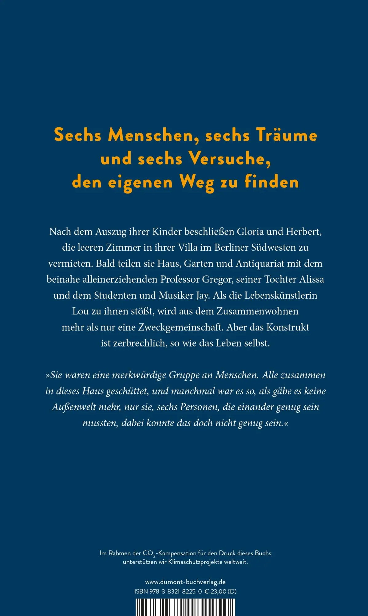 Rückseite: 9783832182250 | Unsere Stimmen bei Nacht | Roman | Franziska Fischer | Buch | 288 S.